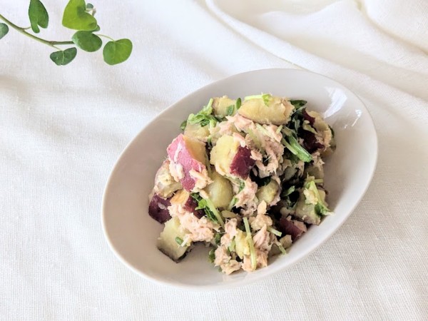 【美肌レシピ】『さつまいもとツナの塩麹カレーサラダ』の作り方 - 美肌Dish