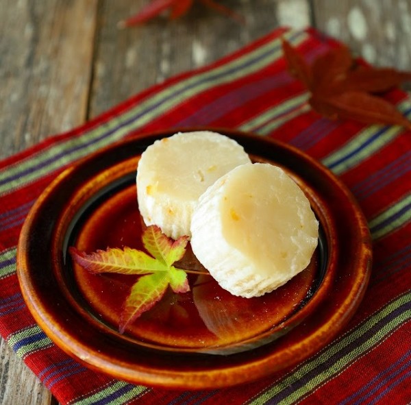 柑橘ジャムのミルクすあま (乳和食レシピ)