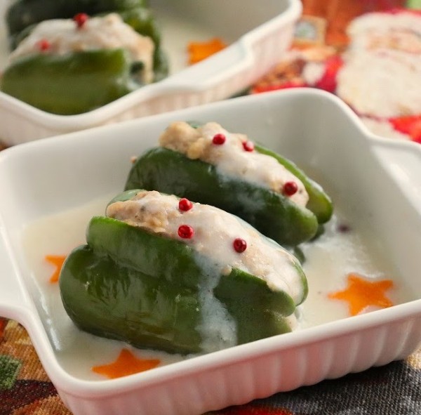 【フーディストノート掲載】チーズがのび～る♪「肉詰めピーマンのクリーム煮」簡単レシピ