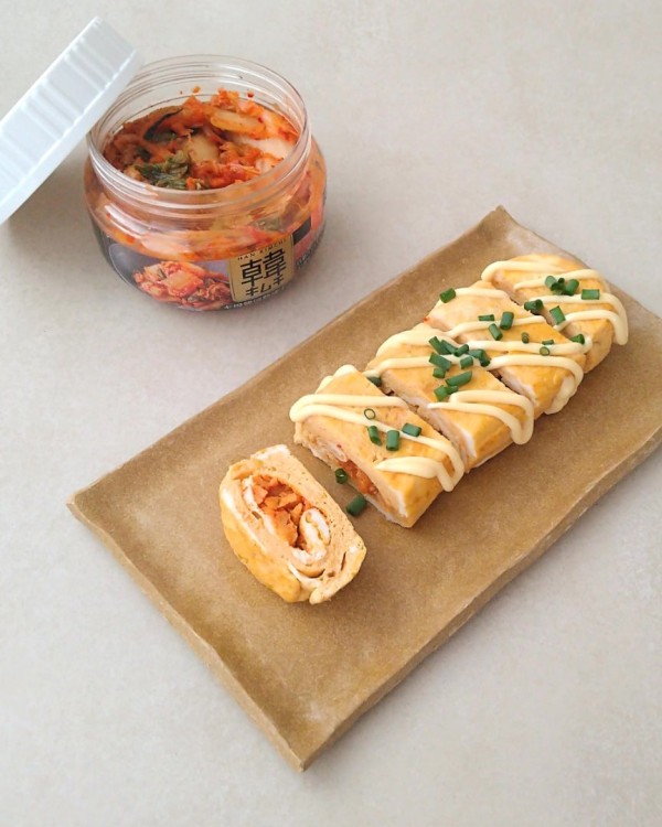 『キムチ入りだし巻き卵』