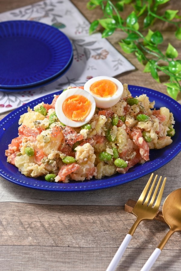 トリュフ香る贅沢ポテサラ｜火を使わず簡単・クリスマスにも◎ - すずめの食卓３６５日