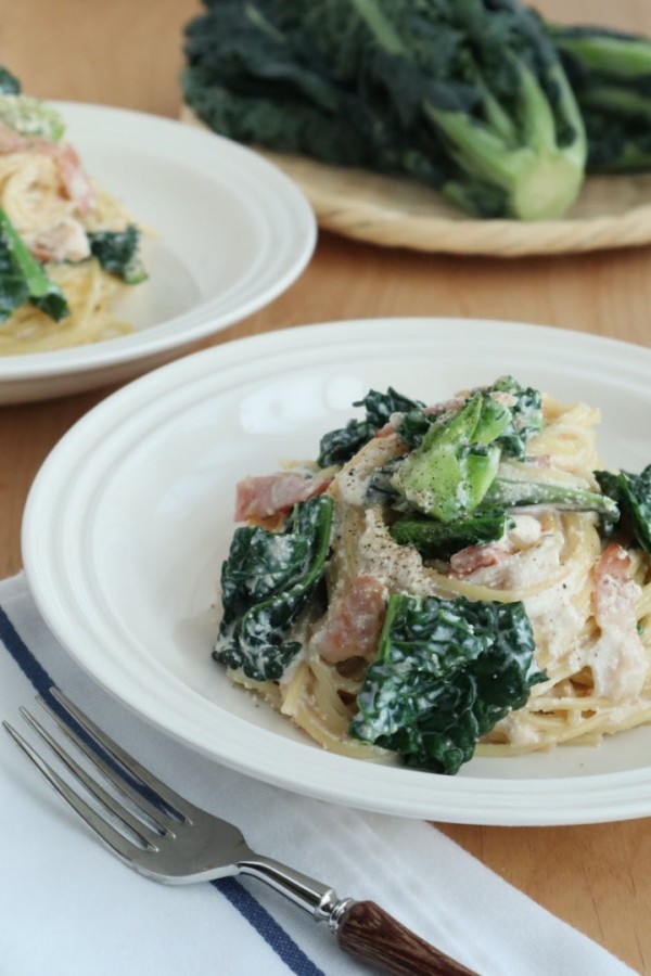 『群馬県産アレッタと明太子のクリームパスタ』