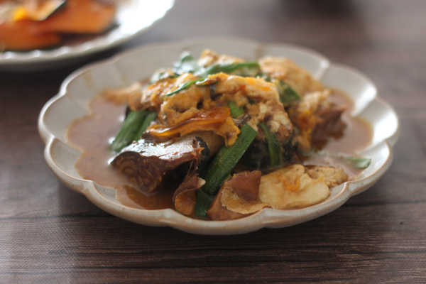 『鯖みそ缶とにらの卵とじとまごわやさしいダイエット献立』