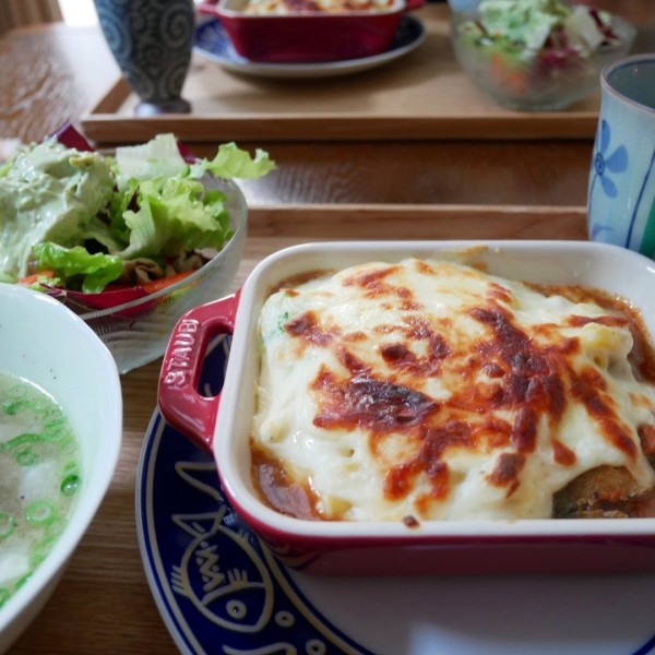 『ストック鯖味噌缶のグラタン、昨日の昼ごはん#今日のおうちごはん』