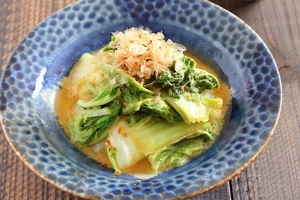 【レンジで5分】白菜だけで簡単！とろとろ「白菜の味噌煮」時短レシピ