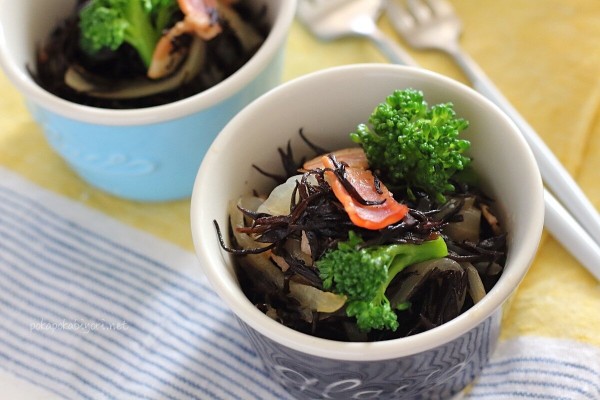 【脱マンネリ】ひじきの洋風コンソメ煮！ベーコンの旨味で子供も喜ぶ簡単レシピ