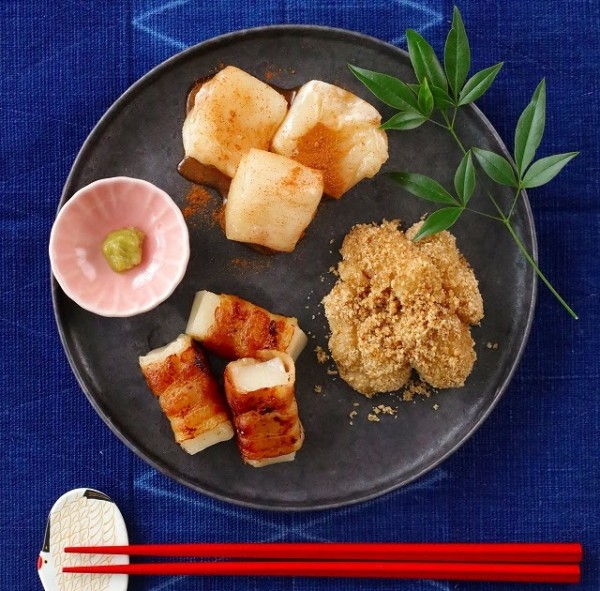 【フーディストノート掲載】甘い系もしょっぱい系も楽しめる!  切り餅 で作る「3種のお餅アレンジ」(レシピ)