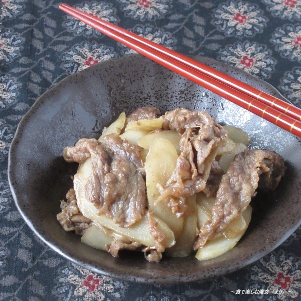 万能だし「ホエイ＋めんつゆ」で『 肉ごぼう炒め』◆乳和食アンバサダー。