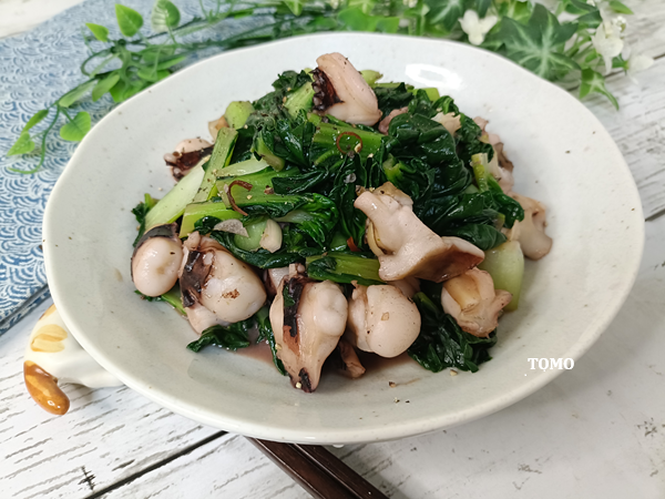 冷凍イカゲソで♪ターサイと冷凍イカゲソの中華炒め