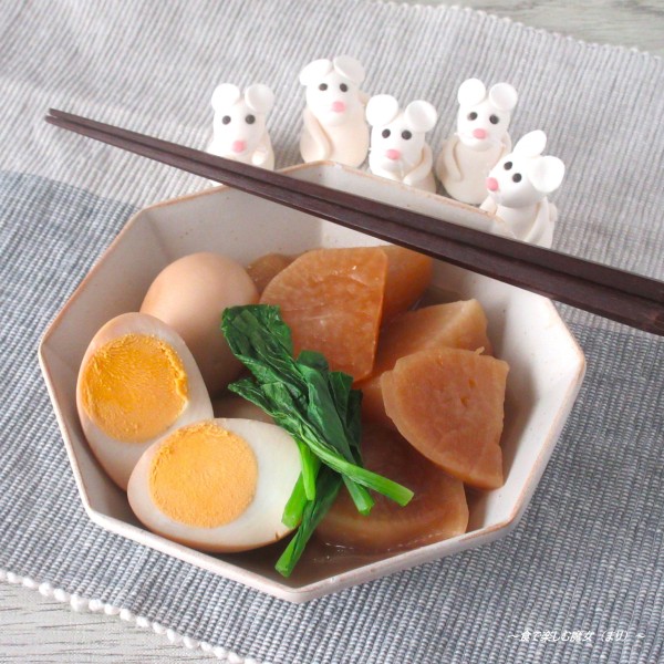 残った煮汁でもう１品♪簡単なのに旨味たっぷり『大根と卵の旨煮』