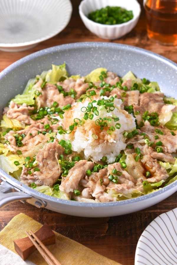 【豚ばら白菜のさっぱりフライパン蒸し】重ねて蒸すだけ簡単レシピ｜ぐんまクッキングアンバサダーvol.41 - すずめの食卓３６５日