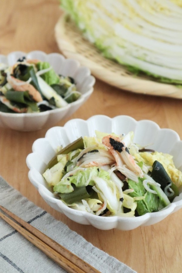 『【#ヘルシーレシピ】邑（むら）美人白菜たっぷりごまポン和え』