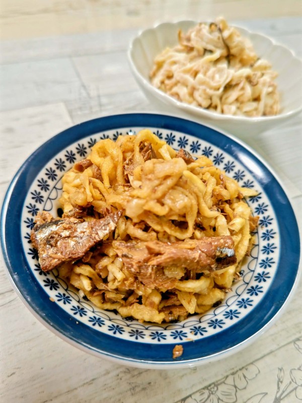 『【切り干し大根とさんまの缶詰のサラダ】防災食としても普段のおかずにも！』