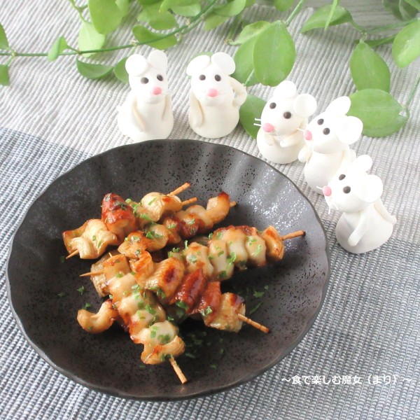 材料１つ。５分で完成♪お弁当・おつまみ・もう１品に♪焼き鳥？鰻？な『ちくわの串焼き』