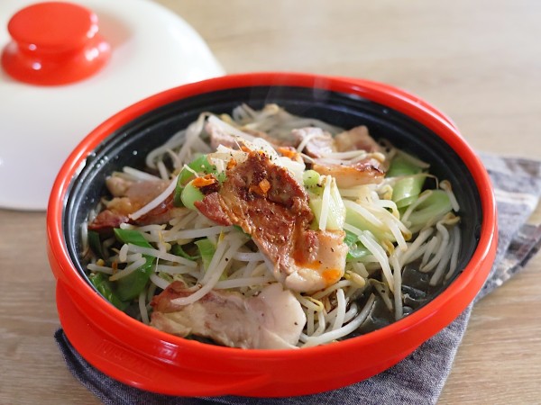 【レンジメートプロ5分】豚もやし炒め｜ヘルシーなのに満足おかず