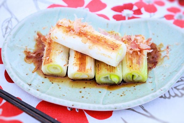 素材一品だけ！白ネギトロッとじっくり焼き