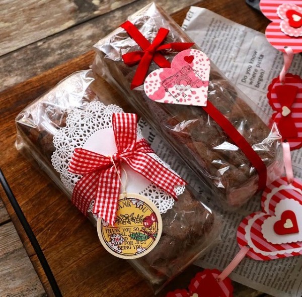 バレンタインのラッピング