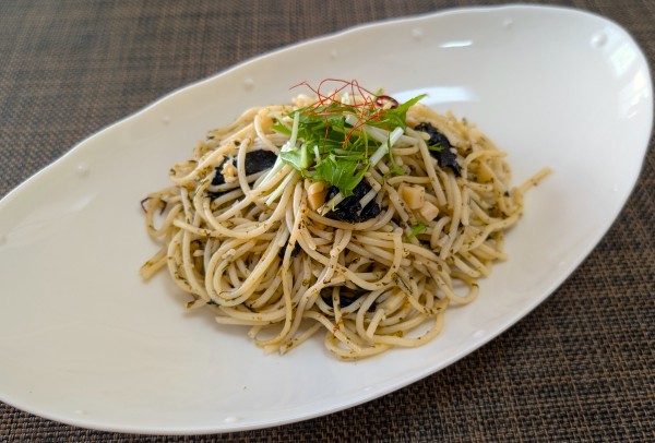 香りに誘われるメニュー☆焼き海苔のペペロンチーノパスタ♪☆♪☆♪