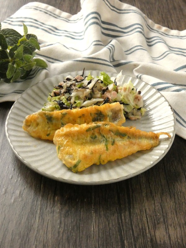 『おかずにもおつまみにもピッタリ！「ホウボウの青じそチーズピカタ」』