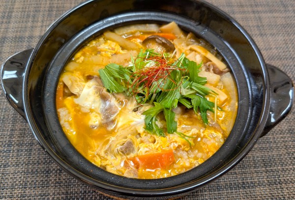 体もお腹もぽかぽか手頃な旬野菜と端切れ肉で絶品☆旨辛ユッケジャンクッパ♪☆♪☆♪