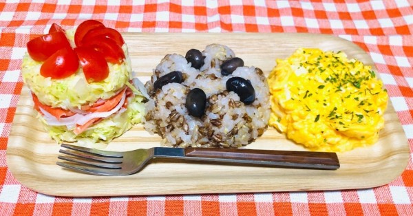 【簡単】ちょっとテンション上がるモーニングプレート/ダイエット/手づくりセルクル/腸活/節約料理｜のんの