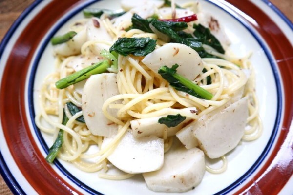 かぶとアンチョビの簡単ペペロンチーノレシピ