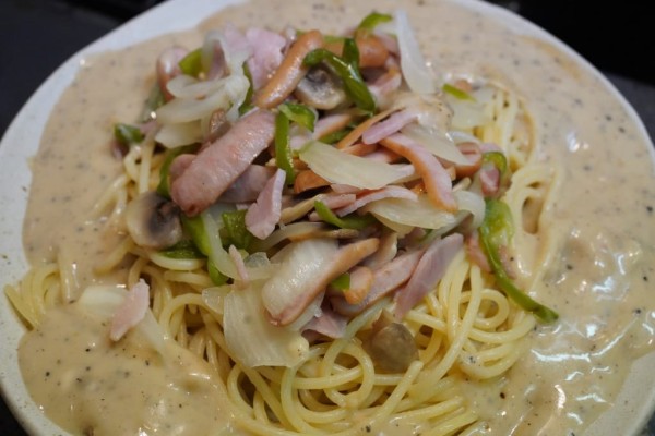 白いあんかけスパゲッティ・ミラカン