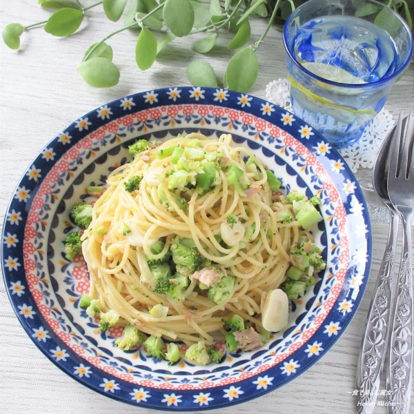 大さじ1で作る。ちゃっちゃっとスパゲティー『和風ブロッコリーツナマヨパスタ』