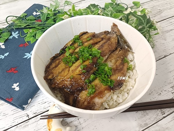 節約料理♪イワシの蒲焼丼