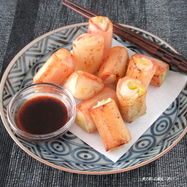 ひと手間で美味しさ格段アップ♪パリッ・とろ～り。甘さと旨味ぎっしり『下仁田ねぎ春巻き』