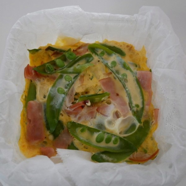 『生地なし&レンチンで手軽に作るスナップエンドウのキッシュ【春の味覚レシピ】#今日のおうちごはん』
