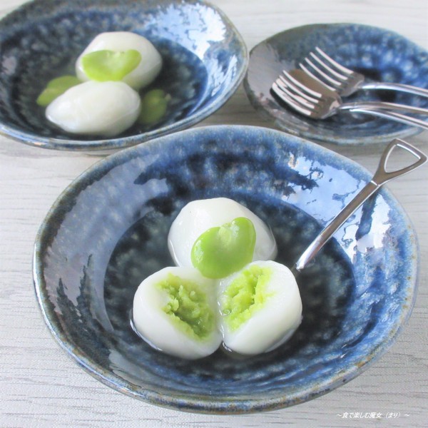 特別な道具なし。空豆で手軽に作る季節の和スイーツ『そら豆の白玉団子ジンジャーシロップ』
