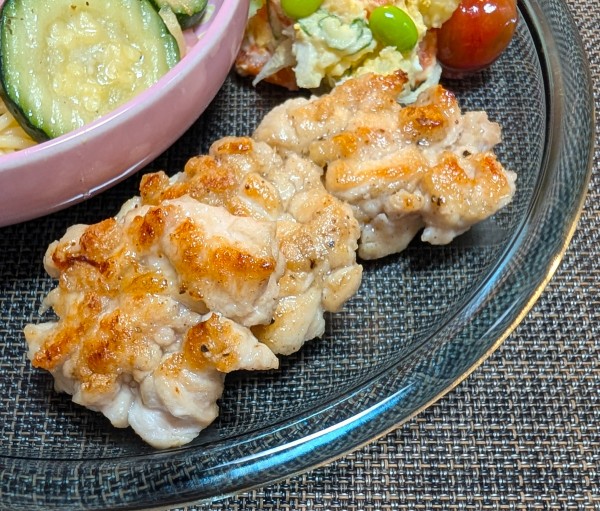 肉感たっぷり冷めてもおいしい☆ナゲット風チキンしっとりふわサク焼き♪☆♪☆♪