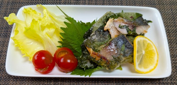 爽やかな香りが食欲そそるおかず☆鯖の大葉巻き唐揚げ♪☆♪☆♪