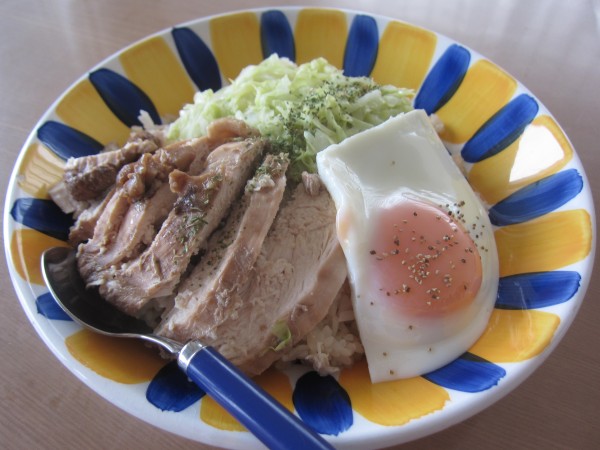 炊飯器で簡単和風カオマンガイ