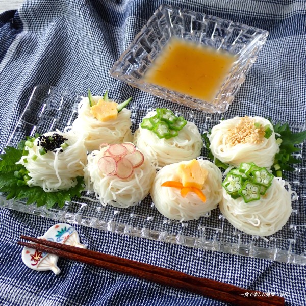 無添加で安心♩「梅塩麹」で作る絶品めんつゆ＋短冊カラーの七夕そうめん