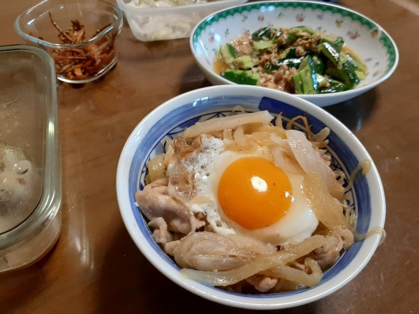 『豚丼で簡単ご飯』