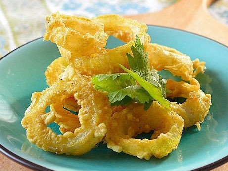 ほんのりカレーの香り 新たまねぎのから揚げ♪