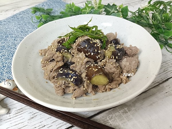 レンジで簡単♪豚肉となすのオイ味噌炒め