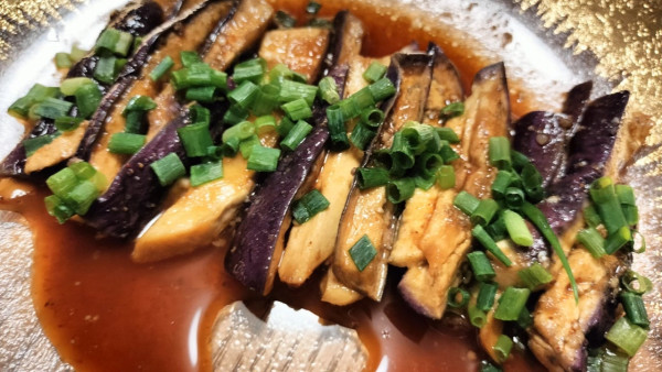 『蒸しなすのピリ辛漬け　レンチンして漬けておくだけ』