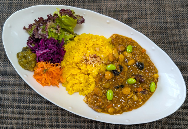 ダール・タドカ風＆専門店風???☆ミックスビーンズとひき肉のカレー♪☆♪☆♪