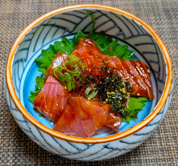 満足おかずセット☆韓国風鮪の漬け丼＆おかず韓国風鮪の漬け♪☆♪☆♪
