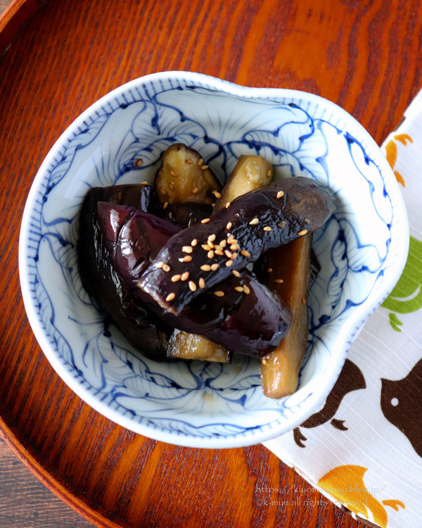 《レシピ》レンジで簡単！茄子ポン。 : きよみんーむぅのゆる～いまいにち