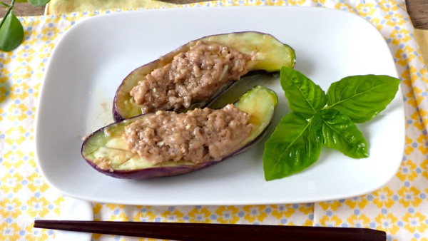 【火なし・ゆる無添加】なすの本格サルシッチャ風肉蒸し。バル定食①