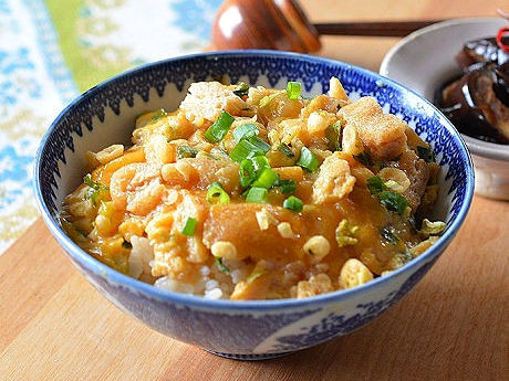 きつね＆たぬきのふんわり卵とじ丼♪ 人気商品モニター