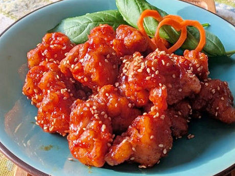 奄美のきびオリゴの甘さが素敵 炒めないヤンニョムチキン♪