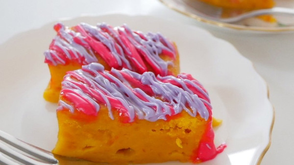 『レンチンかぼちゃケーキ【秋の味覚】【パーティーおやつ】#今日のおやつはこれ』