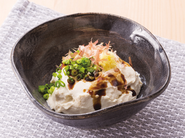 「豆乳の力」クリーミー冷奴風